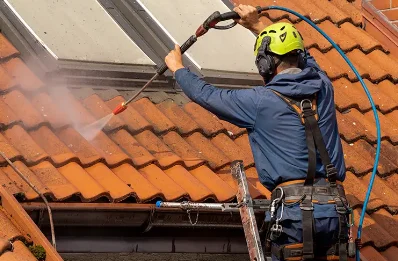 Démoussage et hydrofuge de toiture à Flin